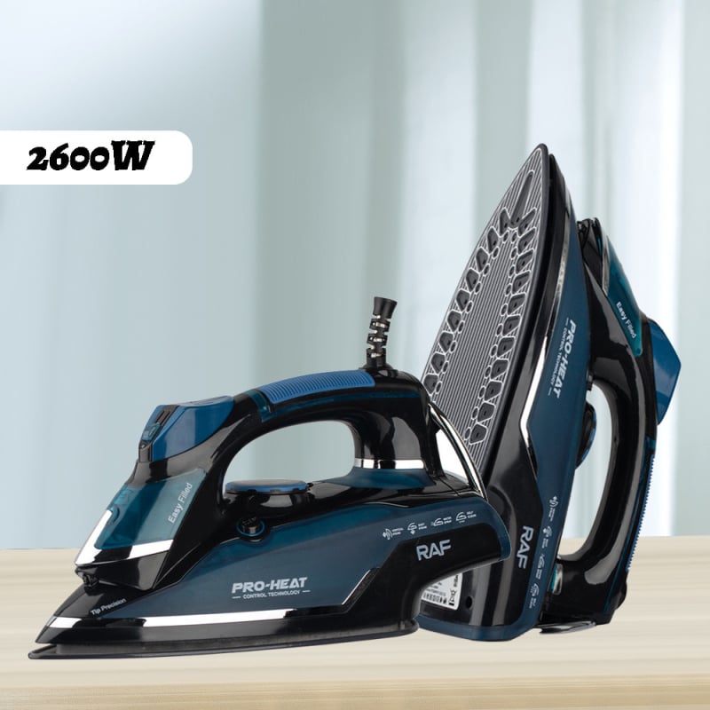 Fier de călcat electric de mare putere de 2600W, standard european, fier de călcat cu abur de 220V, pentru călcat haine, electrocasnice
