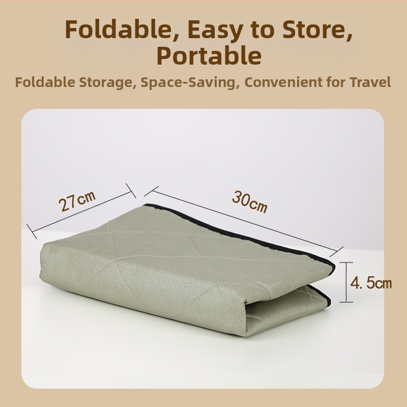 Постелка за гладене за окачване на врата, гореща изолационна кърпа, постелка за гладене, преносима дъска за гладене, домакинска постелка за гладене, удебелена, сгъваема