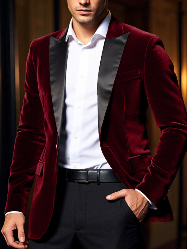 2025. aasta piiriülene eksport sügisese Euroopa suurusega sametist meeste moeülikonna jakk pulmapeo peiupoisi ametlik ülikond