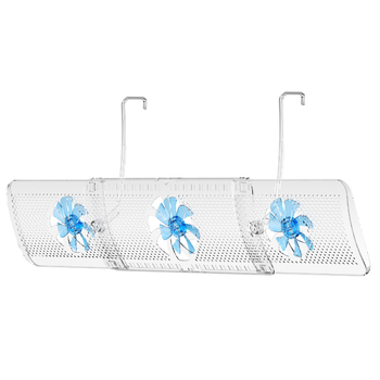 Oro kondicionieriaus priekinis stiklas be perforavimo pakabinamo anti-tiesioginio pūtimo oro deflektoriaus buitinis sieninis oro kondicionieriaus oro išleidimo angos deflektorius didmeninė prekyba