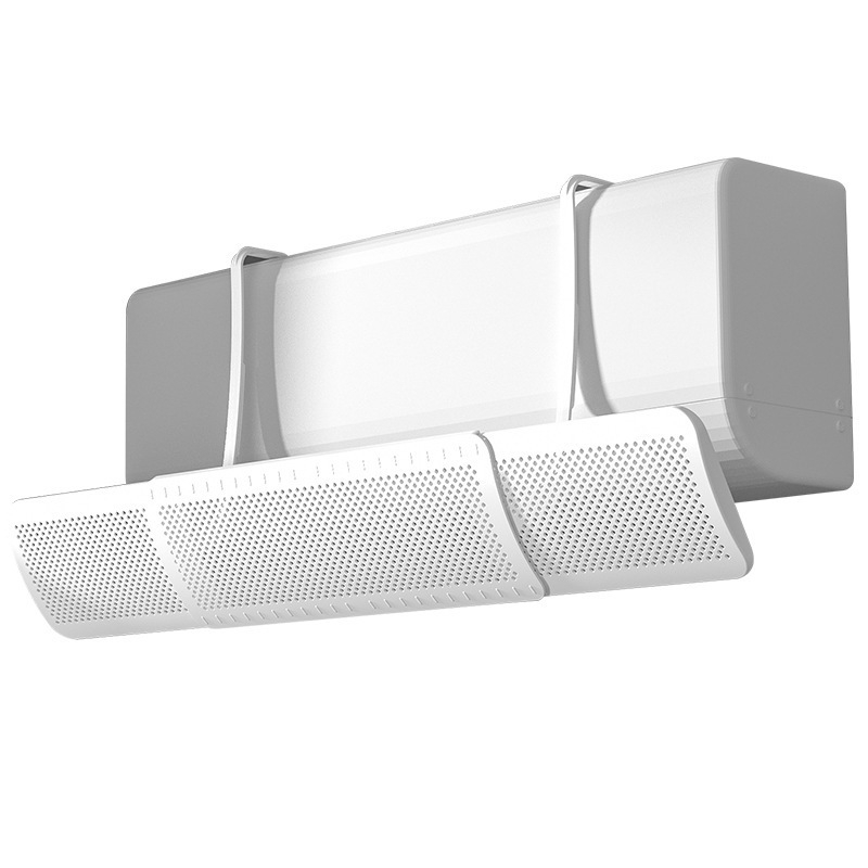 Oro kondicionieriaus priekinis stiklas, apsaugantis nuo tiesioginio oro pūtimo, nemodifikuojamas oro kondicionieriaus oro išleidimo angos deflektorius, vėjo deflektorius, prie sienos tvirtinamas universalus deflektorius, didmeninė prekyba