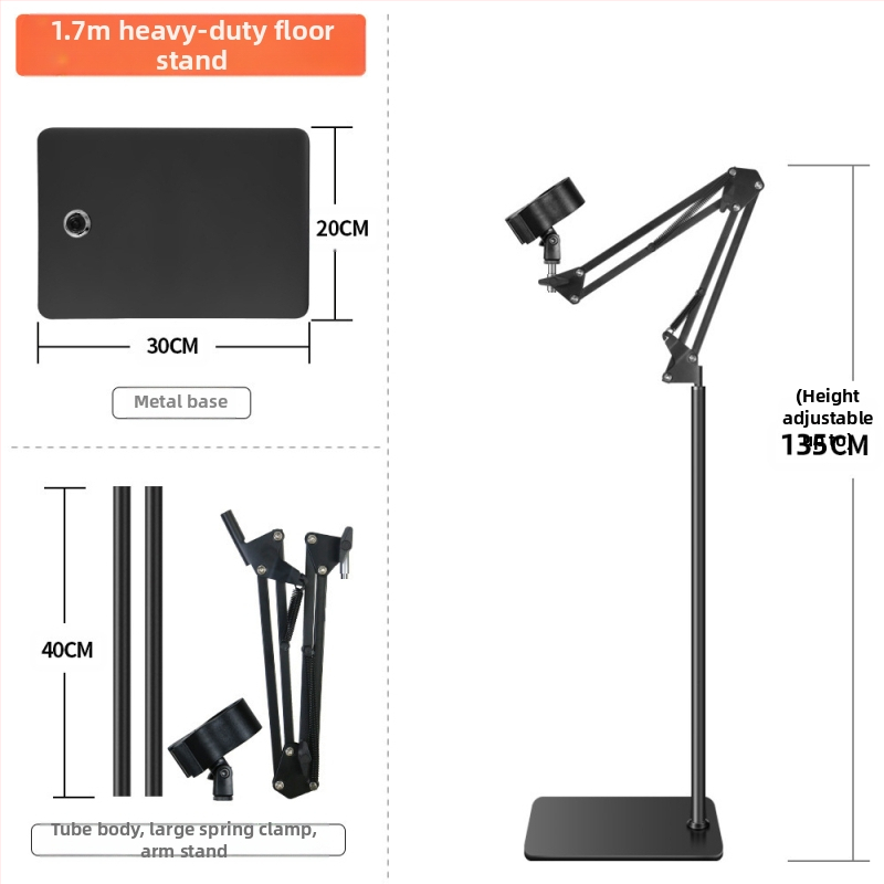 Plaukų džiovintuvo laikiklis, grindų tipo, pakeliamas, teleskopinis, pakabinamas stovas, nuimamas, laisvų rankų laikiklis