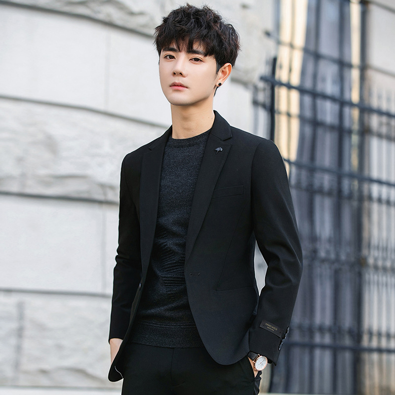 313 Danxi aukščiausios klasės laisvalaikio kostiumas vyriškas plonas drapiruotas švarkas korėjietiško stiliaus viršus naujas vyriškas kostiumas naujas