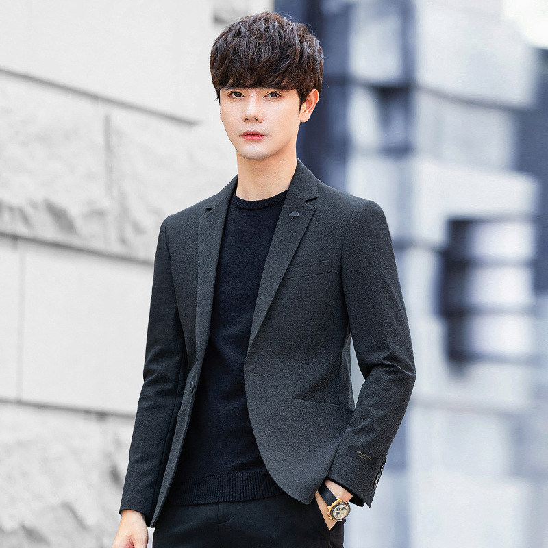 313 Danxi aukščiausios klasės laisvalaikio kostiumas vyriškas plonas drapiruotas švarkas korėjietiško stiliaus viršus naujas vyriškas kostiumas naujas