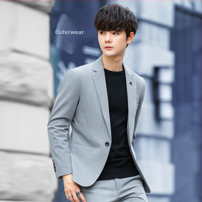 313 Danxi aukščiausios klasės laisvalaikio kostiumas vyriškas plonas drapiruotas švarkas korėjietiško stiliaus viršus naujas vyriškas kostiumas naujas