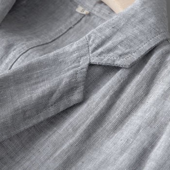 Meeste linane lai ülikond, mõlemalt poolt lõhestatud, pluss-suuruses vabaaja jakk-ülikond, ühes tükis, tarne 051