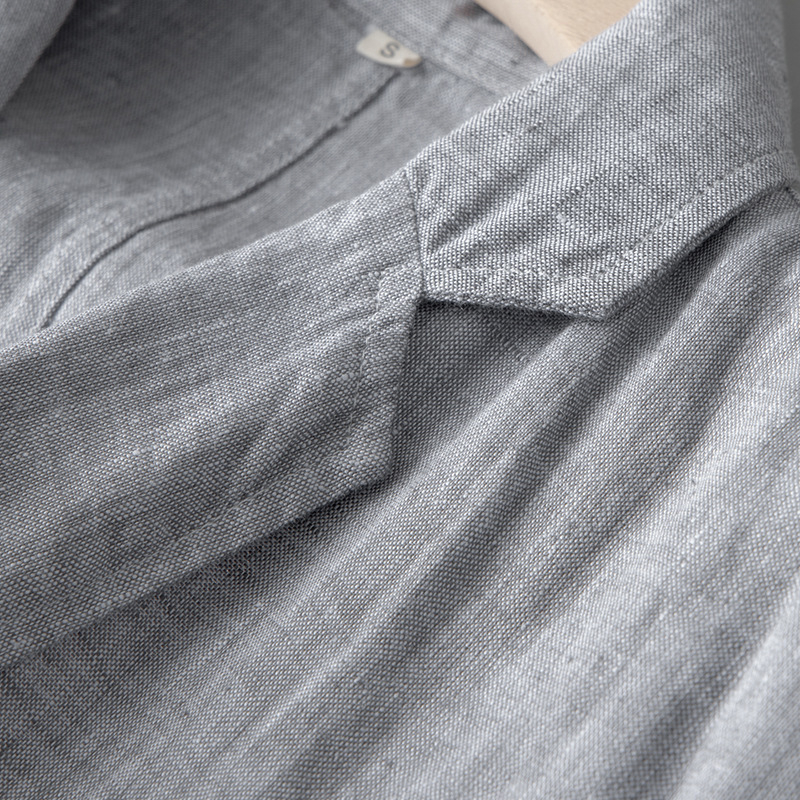 Meeste linane lai ülikond, mõlemalt poolt lõhestatud, pluss-suuruses vabaaja jakk-ülikond, ühes tükis, tarne 051