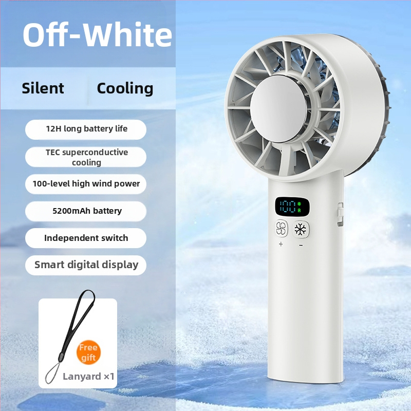 2025 új hűtős kézi ventilátor jégnémítás 100 sebességes nagysebességű ventilátor hordozható USB mini ventilátor