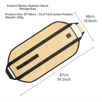 Prekogranična torba za ogrjev velikog kapaciteta za vanjsku upotrebu, prijenosna višenamjenska torba za sječu drva za ogrjev, prijenosna torba za kampiranje na otvorenom