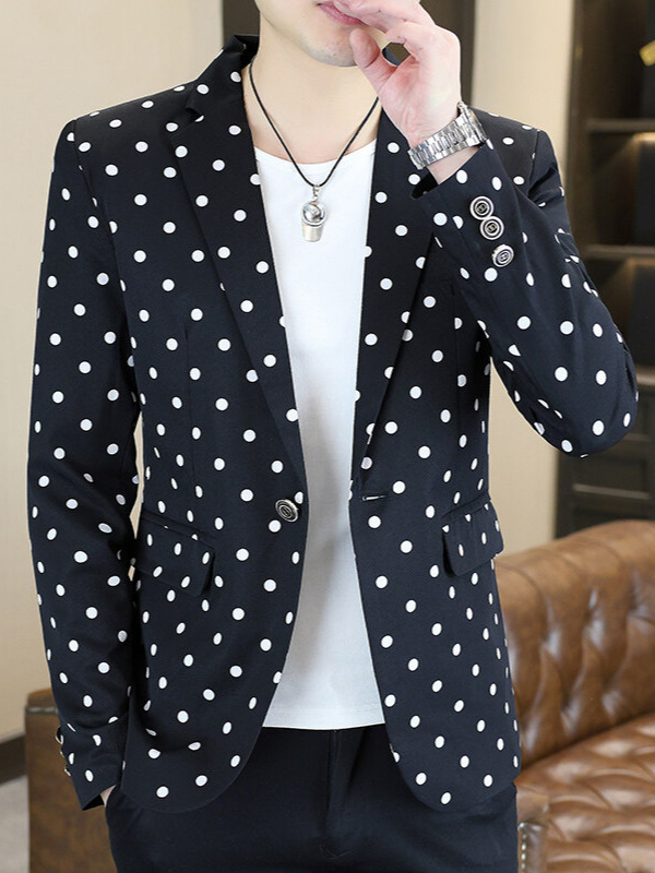 2025 m. pavasario ir rudens madingas mažas kostiumas vyrams korėjietiško stiliaus plonas languotas viršutinis jaunimo laisvalaikio britiškas kostiumas švarkas