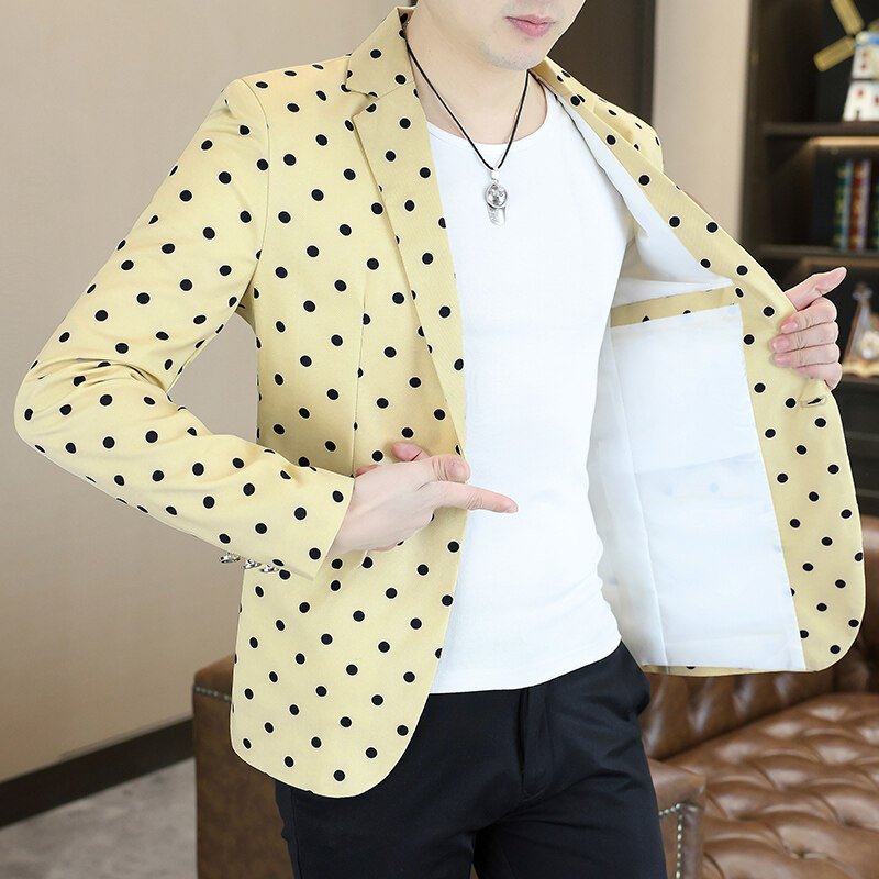 2025 m. pavasario ir rudens madingas mažas kostiumas vyrams korėjietiško stiliaus plonas languotas viršutinis jaunimo laisvalaikio britiškas kostiumas švarkas