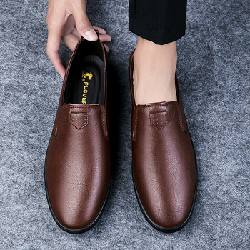 Fe [Συλλέχθηκαν 4345 άτομα] Ανδρικά δερμάτινα παπούτσια Plover 2025 Άνοιξη Νέο στυλ από γνήσιο δέρμα, casual δερμάτινα παπούτσια μοντέρνα