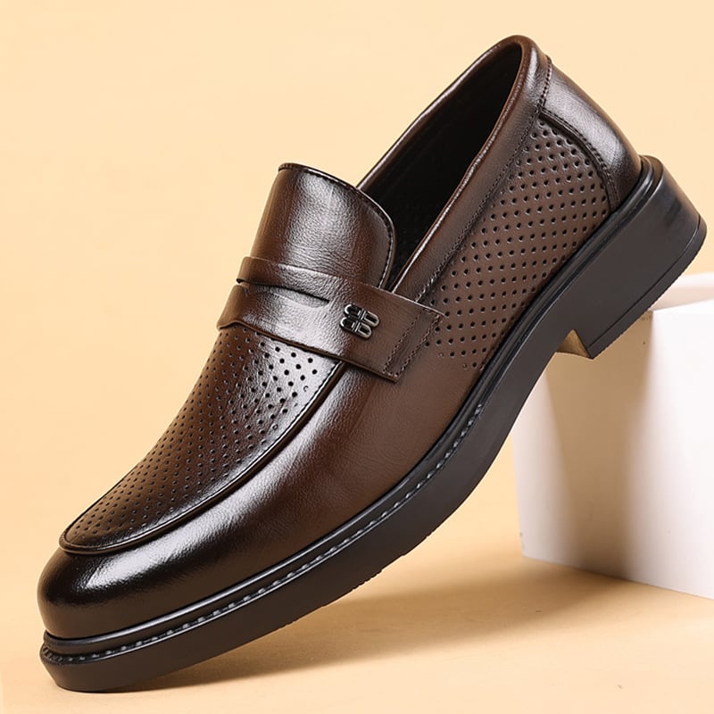 Pantofi de vară din piele pentru bărbați, pantofi sport casual cu glezne, mocasini de nișă în stil britanic, stil coreean, dropshipping
