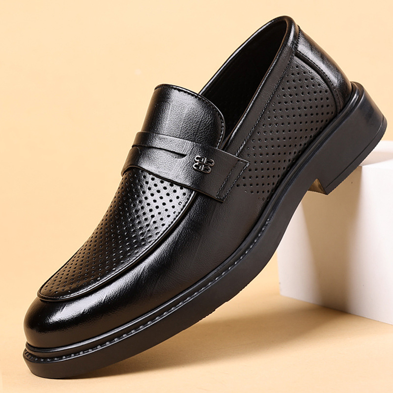 Pantofi de vară din piele pentru bărbați, pantofi sport casual cu glezne, mocasini de nișă în stil britanic, stil coreean, dropshipping