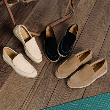 Francia kültéri munkaruha, sokoldalú retró férfi bőrcipő, 2023, tavaszi és őszi, új, ifjúsági, hétköznapi mokaszin