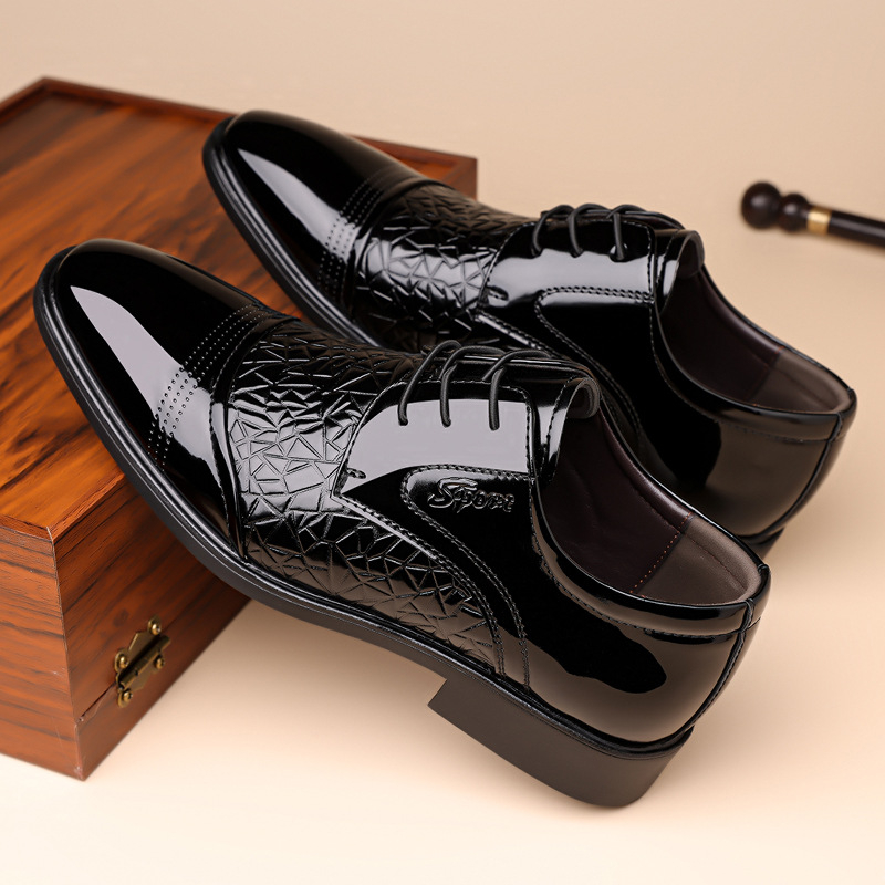 Pantofi de damă de afaceri formali cu vârful ascuțit, cu șireturi, mărime mare, 47, pantofi din piele pentru bărbați, livrare directă