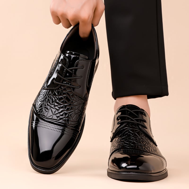 Pantofi de damă de afaceri formali cu vârful ascuțit, cu șireturi, mărime mare, 47, pantofi din piele pentru bărbați, livrare directă