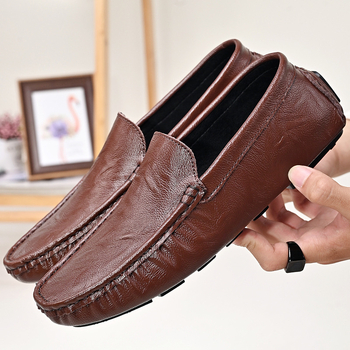 Pantofi sport pentru bărbați, stil simplu, cu talpă moale, antiderapantă, respirabil, pentru șofat, stil casual, de dimensiuni mari