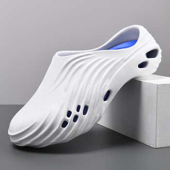 Ανδρικά καλοκαιρινά παπούτσια Crocs Cross-Border, αντιολισθητικά, αδιάβροχα, αθλητικά παπούτσια με μαλακή σόλα και δάχτυλα, ανδρικά παπούτσια με χοντρή σόλα