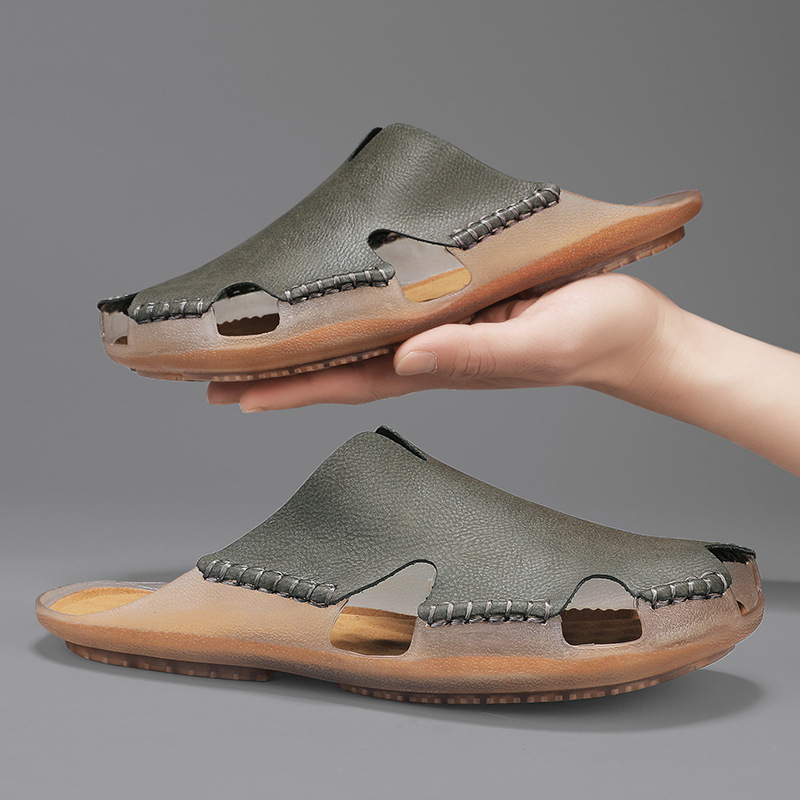 Baotou sussid 2025. aasta suvel uued suured suurused 48 moodsed pehme tallaga vabaaja rannasussid meeste sussid