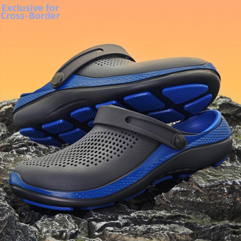 Ανδρικά μοντέρνα αναπνεύσιμα τσόκαρα Eva, αντιολισθητικά, ανθεκτικά, με τρύπες που διαπερνούν το περίγραμμα