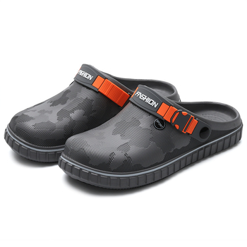 Vietnami papucsok, nyári, új, férfi alkalmi strandszandálok, kényelmes, csúszásmentes, két viseletű, lyuk nélküli orrú klumpa férfiaknak