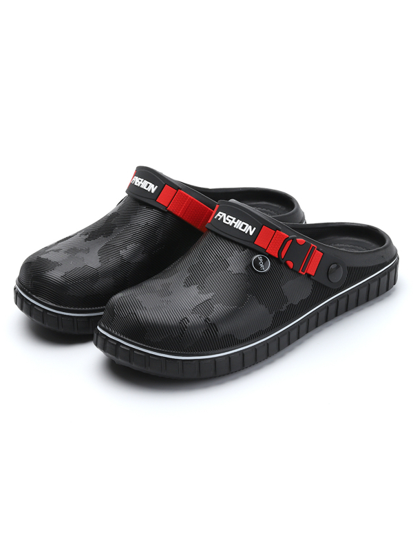 Vietnami papucsok, nyári, új, férfi alkalmi strandszandálok, kényelmes, csúszásmentes, két viseletű, lyuk nélküli orrú klumpa férfiaknak