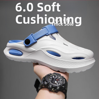 Klompe za povećanje visine za muškarce preko granica, ljetna moda, sportska gornja odjeća s debelim potplatom, papuče do prstiju, dropshipping