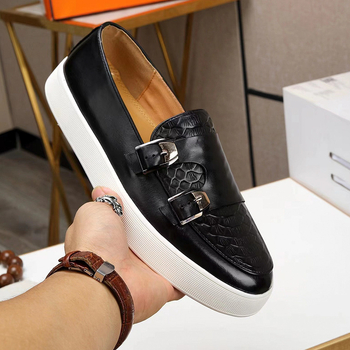 Νέα Φθινοπωρινά Μοκασίνια για Άνδρες, Βρετανικά Δερμάτινα Παπούτσια Κορεάτικου Στυλ, Παπούτσια Κομμωτηρίου, Casual και Άνετα