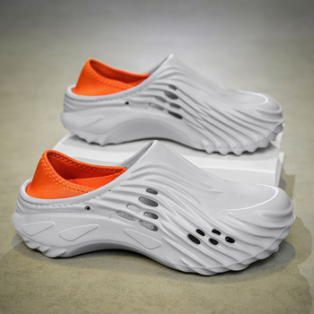 Νέα καλοκαιρινά παπούτσια Alien Hole 2025, ανδρικά αναπνεύσιμα παπούτσια για εξωτερική χρήση, με χοντρή σόλα και ελαφριά σανδάλια παραλίας Baotou