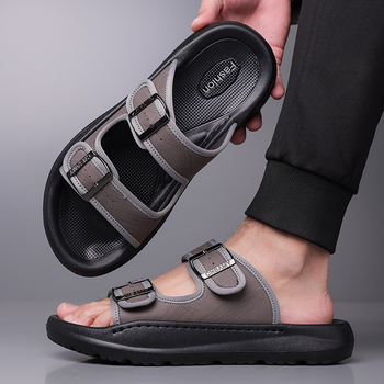 Papuci de exterior pentru bărbați, mărimea 48, antiderapanți, rezistenți la uzură, pantofi de plajă, la modă, sandale asortate, casual, 49