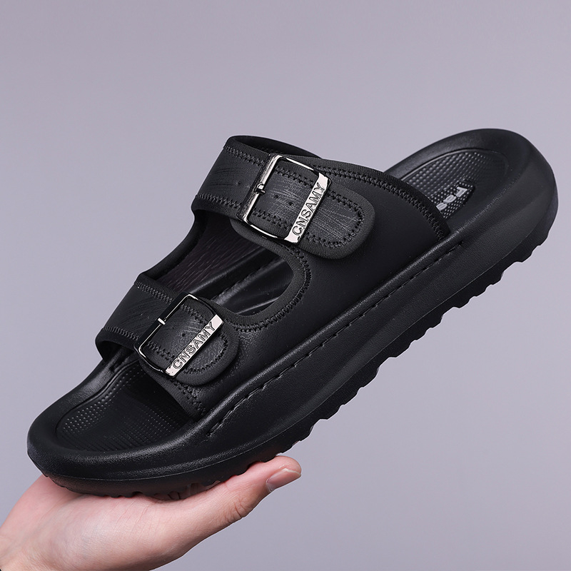 Papuci de exterior pentru bărbați, mărimea 48, antiderapanți, rezistenți la uzură, pantofi de plajă, la modă, sandale asortate, casual, 49