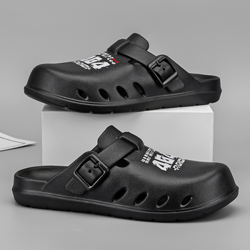 Sandale de plajă pentru bărbați, sandale de vară Birkennee cu găuri, respirabile, antiderapante, la modă, pentru bărbați