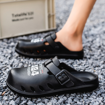 Ανδρικά καλοκαιρινά σανδάλια θαλάσσης Birkennee Hole Shoes για μεγάλα μεγέθη, μοντέρνα σανδάλια θαλάσσης με κοίλο τελείωμα, αναπνεύσιμα, αντιολισθητικά και με δυνατότητα βουτιάς.