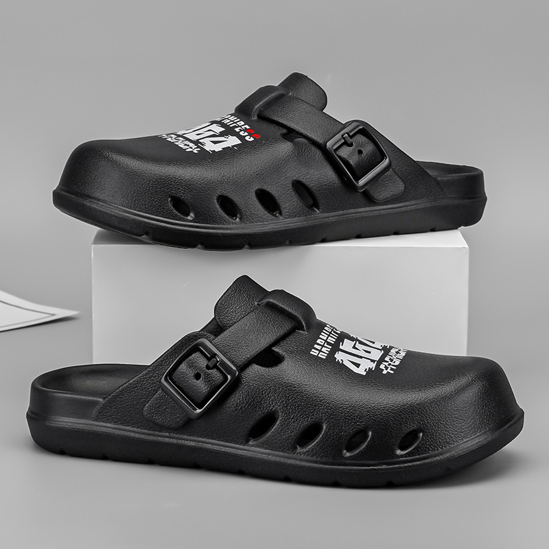 Sandale de plajă pentru bărbați, sandale de vară Birkennee cu găuri, respirabile, antiderapante, la modă, pentru bărbați