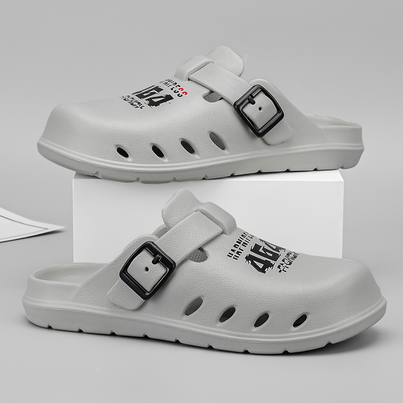 Sandale de plajă pentru bărbați, sandale de vară Birkennee cu găuri, respirabile, antiderapante, la modă, pentru bărbați