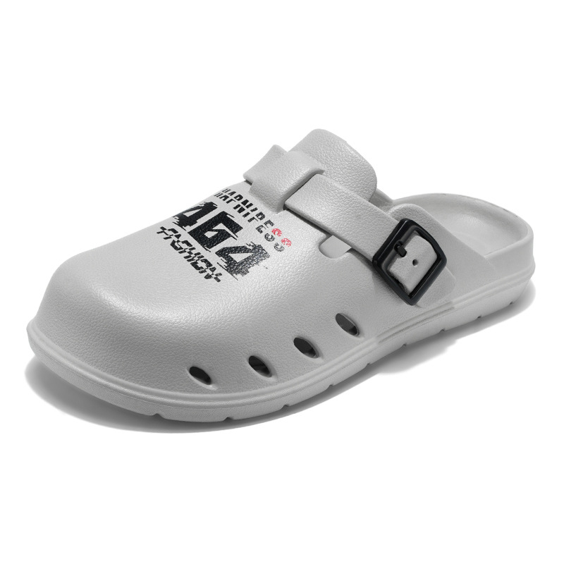 Sandale de plajă pentru bărbați, sandale de vară Birkennee cu găuri, respirabile, antiderapante, la modă, pentru bărbați