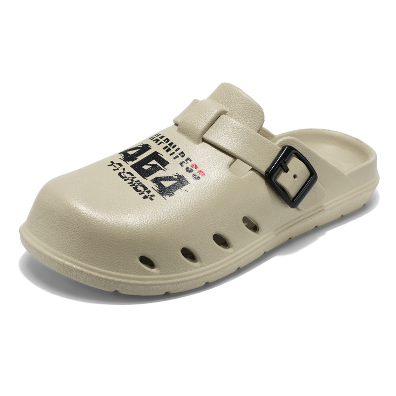 Sandale de plajă pentru bărbați, sandale de vară Birkennee cu găuri, respirabile, antiderapante, la modă, pentru bărbați