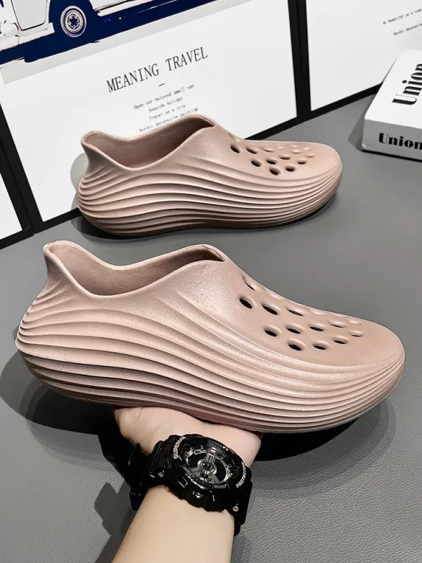 Park Fung Hole cipők női vastag talpú magasságú megnövelt szabadtéri sportpapucsok csúszásmentes dezodoráló szarérzetet okozó strandszandálok férfiaknak