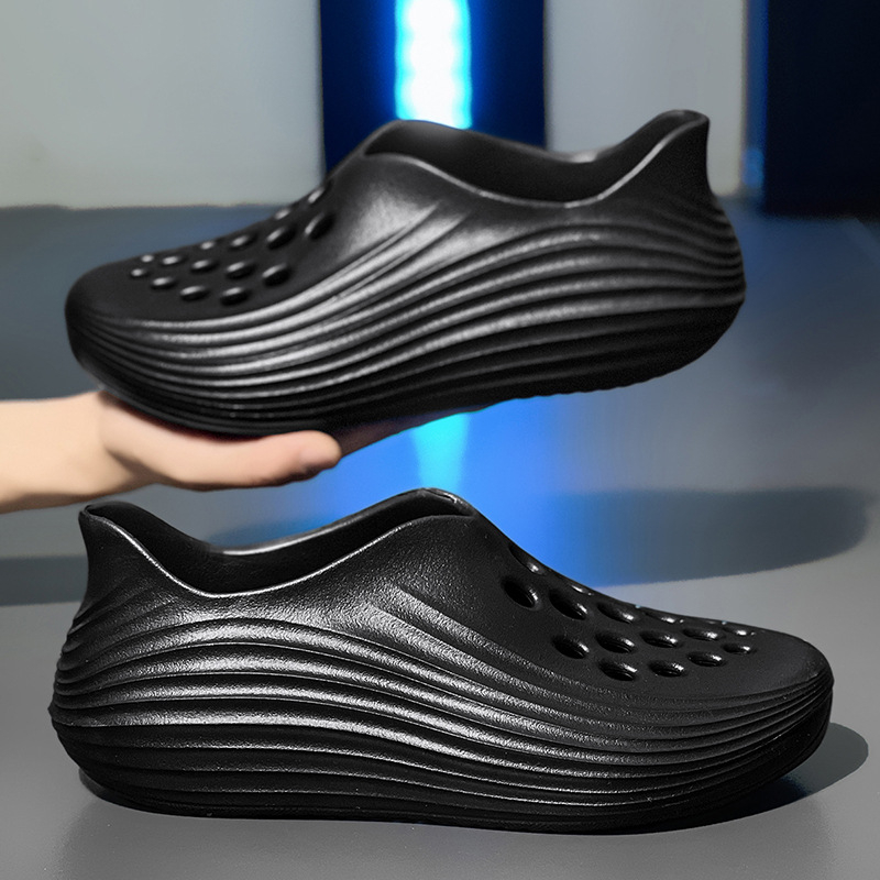 Park Fung Hole cipők női vastag talpú magasságú megnövelt szabadtéri sportpapucsok csúszásmentes dezodoráló szarérzetet okozó strandszandálok férfiaknak