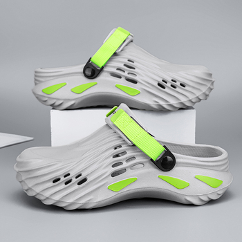 Ανδρικά καλοκαιρινά αντιολισθητικά τσόκαρα με χοντρή σόλα και αίσθηση \