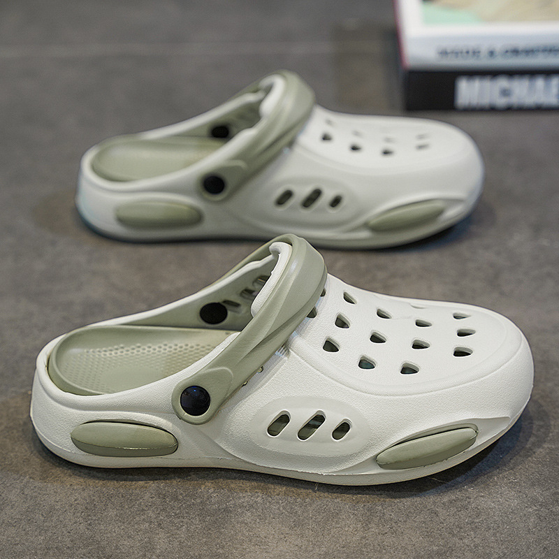 Παντόφλες Baotou Half Slippers Ανδρικές καλοκαιρινές εξωτερικές αθλητικές μπλούζες, μοντέρνα αντιολισθητικά αποσμητικά, σανδάλια για οδήγηση