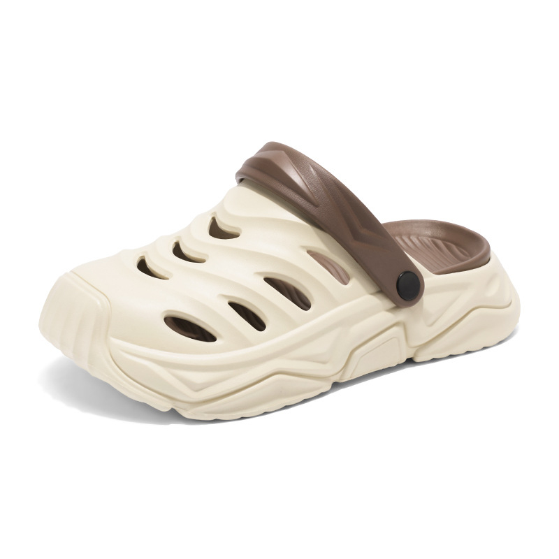 Cross-Border krokodilcipő, férfi nyári felsőruházat, csúszásmentes, 2025-ös új stílusú strandszandál, férfi koreai stílusú gyártó, nagykereskedelem