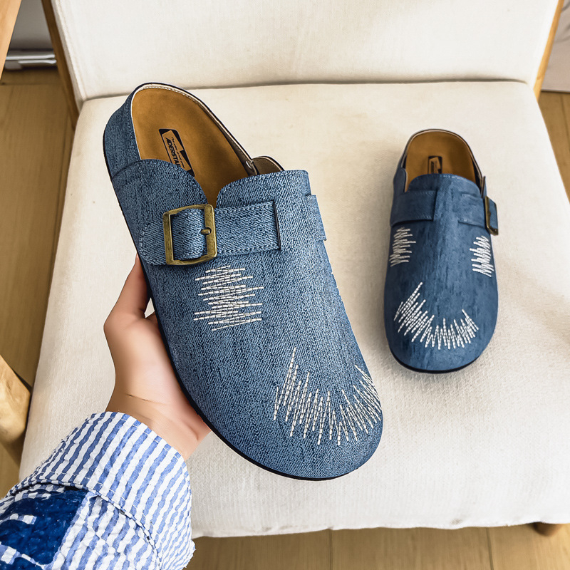 Designer 2025 farmer nyári kiváló minőségű lélegző Bocon félcipő férfi lábszárvédő szandál férfi cipők