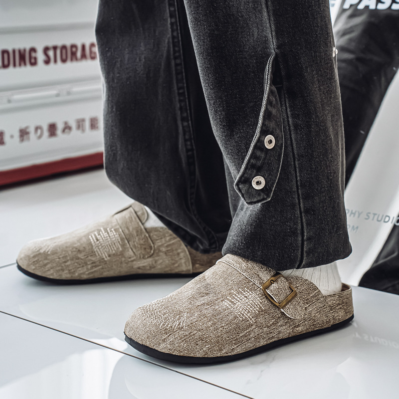 Designer 2025 farmer nyári kiváló minőségű lélegző Bocon félcipő férfi lábszárvédő szandál férfi cipők