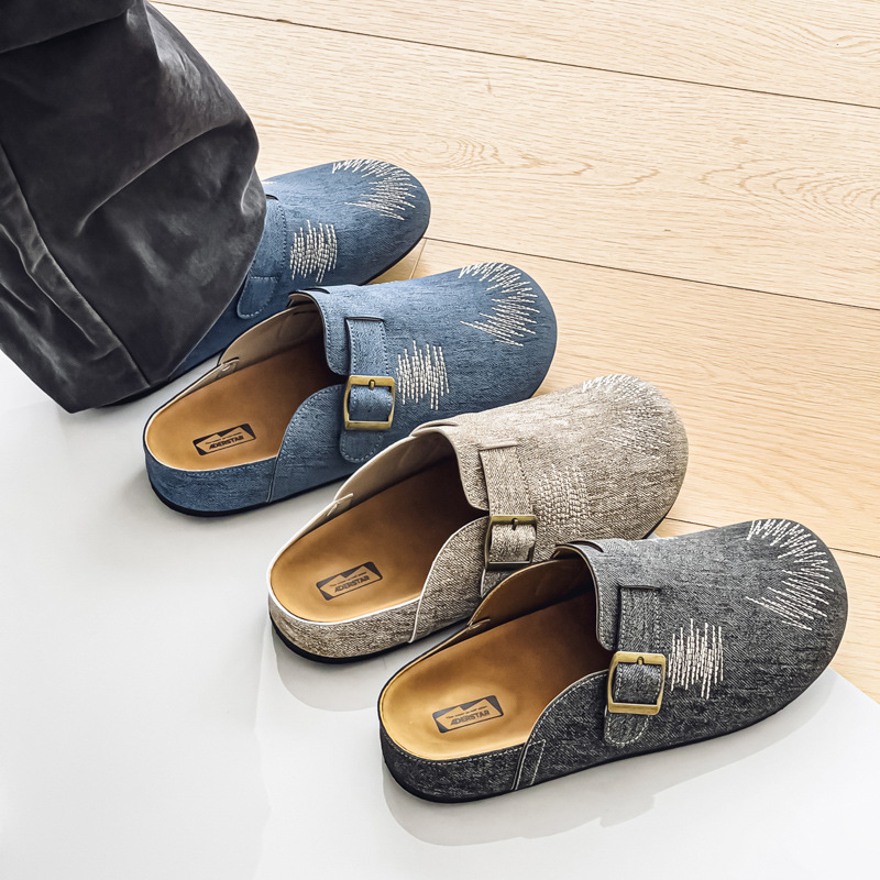 Designer 2025 farmer nyári kiváló minőségű lélegző Bocon félcipő férfi lábszárvédő szandál férfi cipők