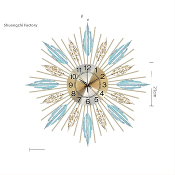 Órák, Faliórák, Nappali Lakberendezési Órák, Fali Otthoni Luxus Faliórák, Modern Egyszerű Kreációk