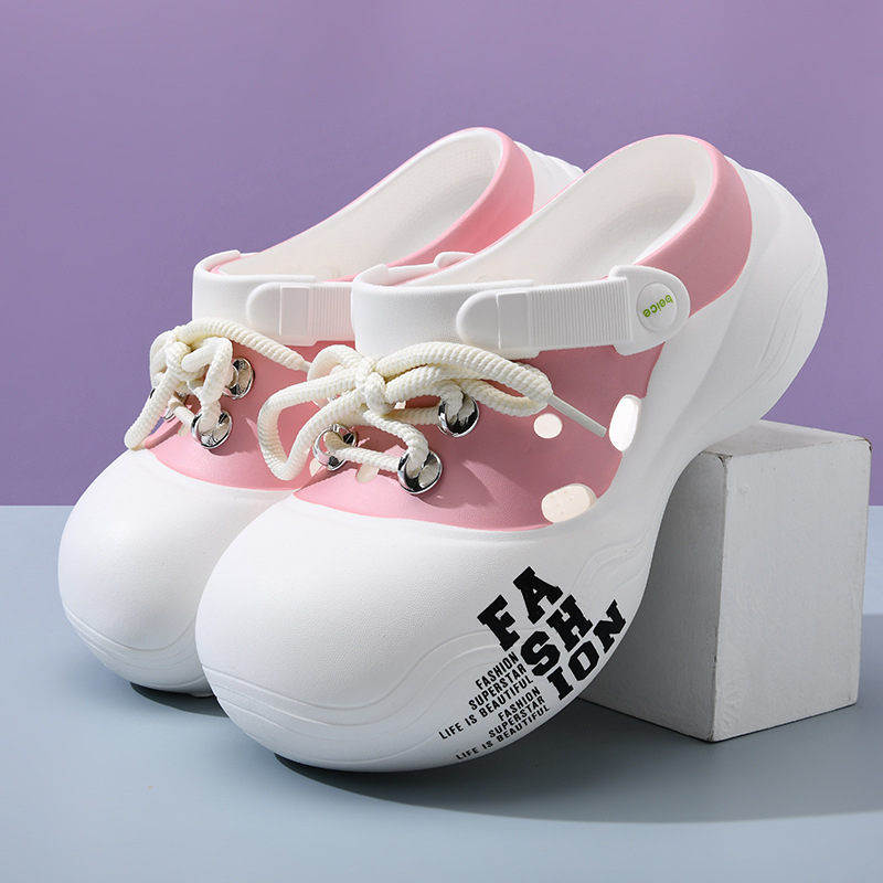 2025 m. nauji batai, moteriškos šlepetės, vasariniai mieli viršutiniai drabužiai, mergaičių paplūdimio batai, Eva sandalai, didmeninė prekyba