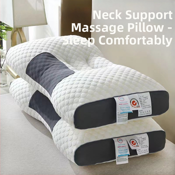 Нова възглавница за домашна употреба, която помага за съня и защитава шийния отдел на гръбначния стълб, за двойка мъже и жени, предотвратяваща хъркането и спане настрани, правоъгълна