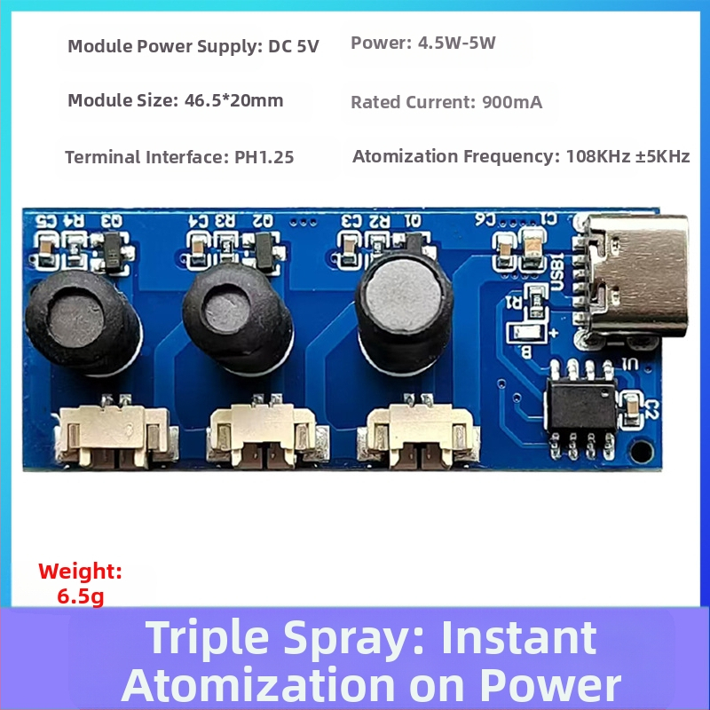 Chun Jia San permetező párásító modul barkács porlasztó permetező meghajtó áramköri lap 1 húzás 3 növény öntözési köd mennyisége